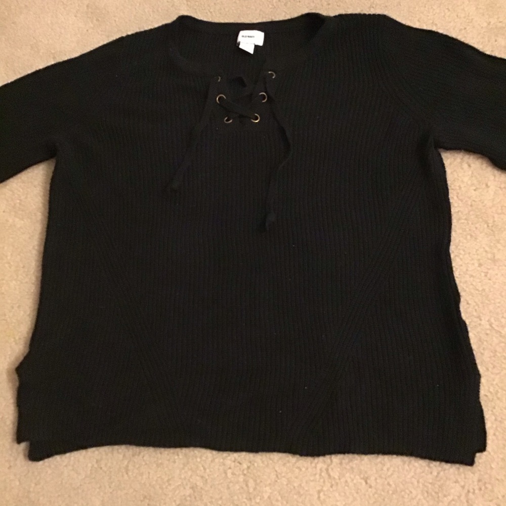 Sweater with cross detail